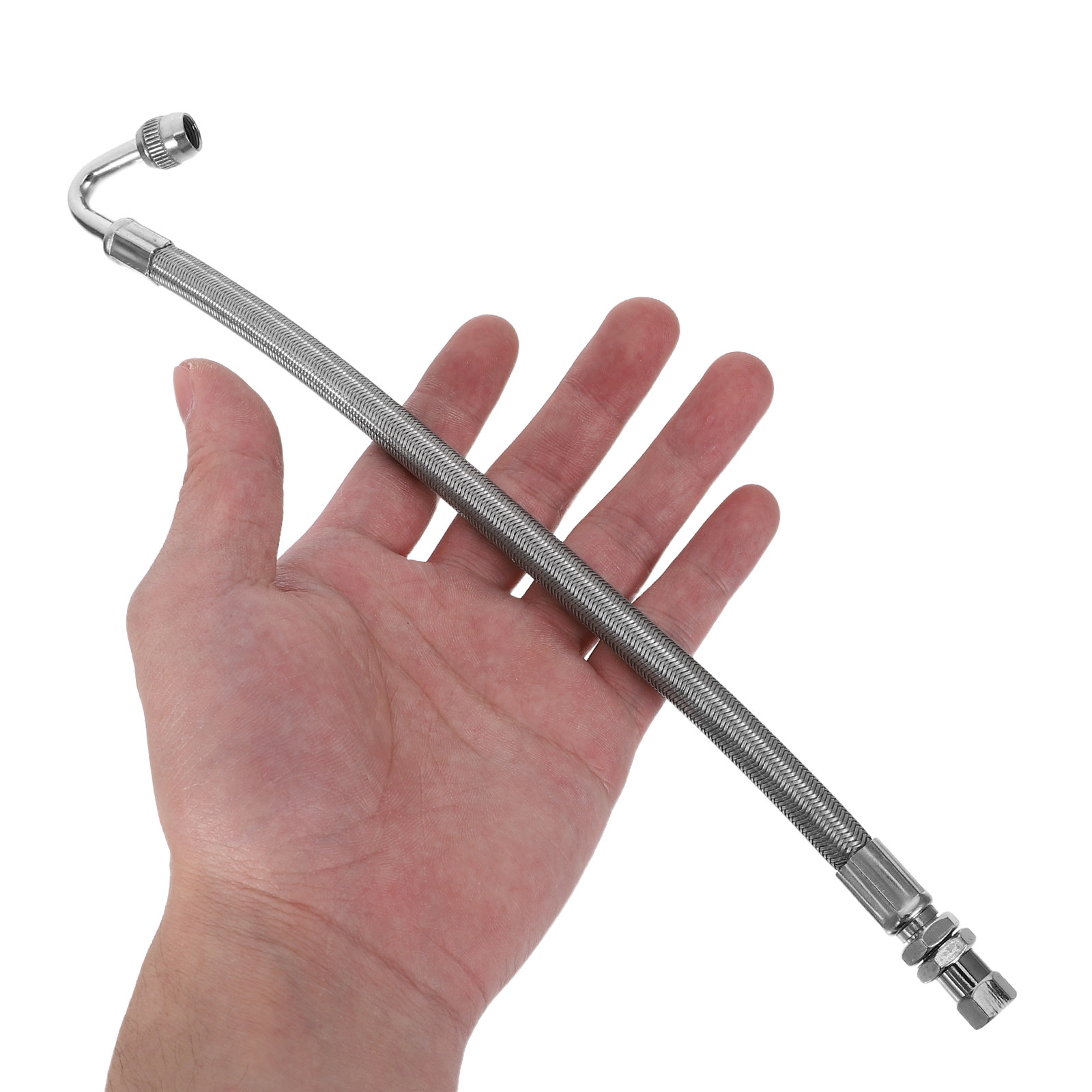 2Pcs Flexible Tire Valve Exten - Flexible Hose Braided 评论和价格